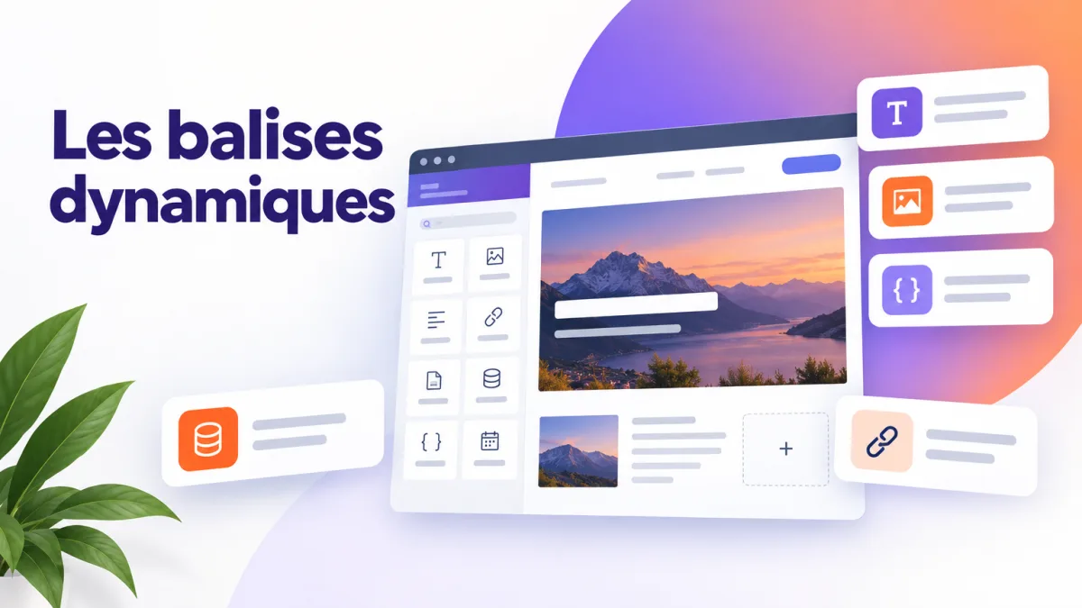 Illustration : Les balises dynamiques d’Elementor (Dynamic Tags)